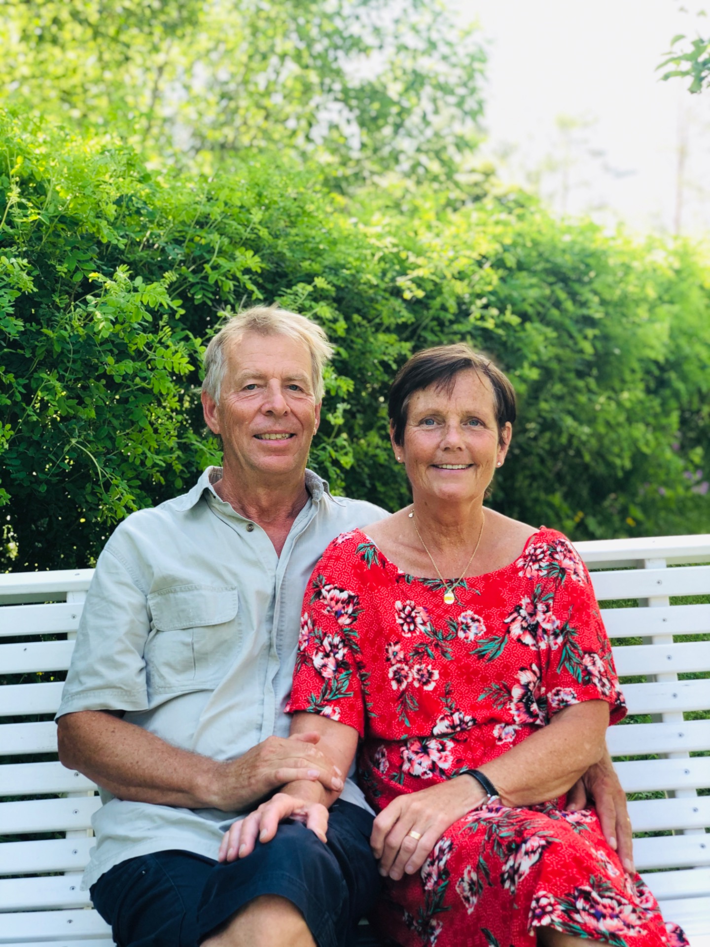 Brudens far Lars Nenzén och brudens mor Christina Nenzén